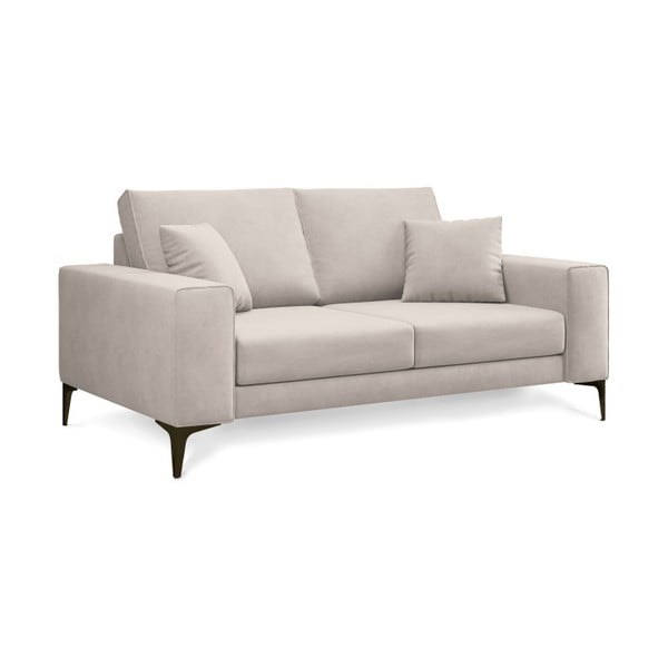 Smėlio spalvos dvivietė sofa Cosmopolitan Design Lugano-image-1