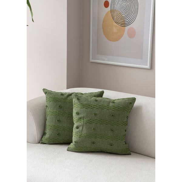 Dekoratyviniai pagalvių užvalkalai 2 vnt. 43x43 cm Tuffet – Mioli Decor-image-1