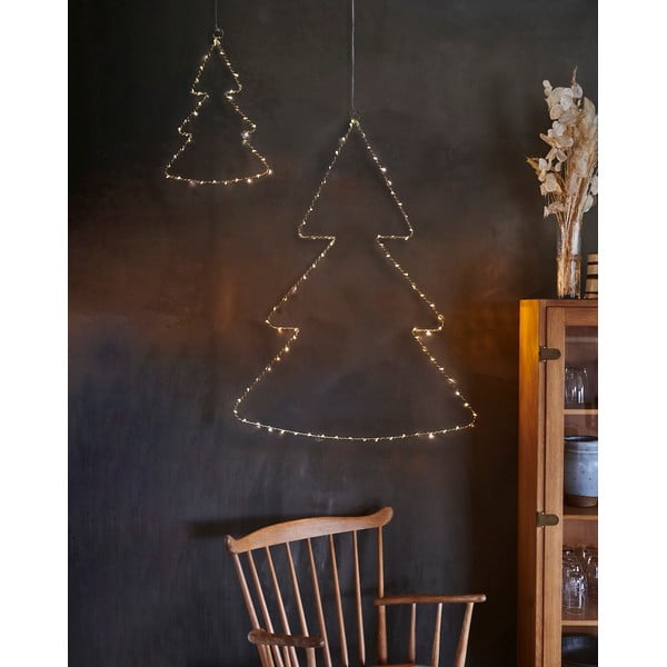 Pakabinama šviečianti Kalėdų dekoracija baltos spalvos Liva – Sirius-image-2