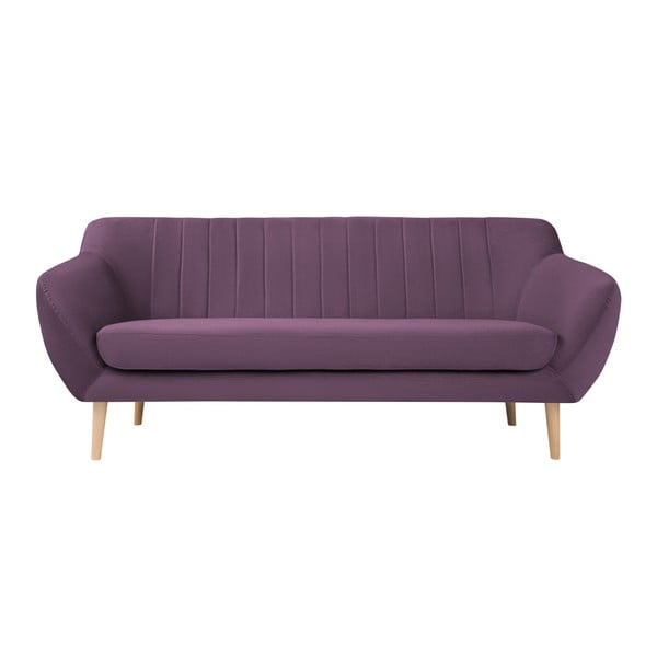 Violetinio aksomo sofa Mazzini Sofas Sardaigne, 188 cm