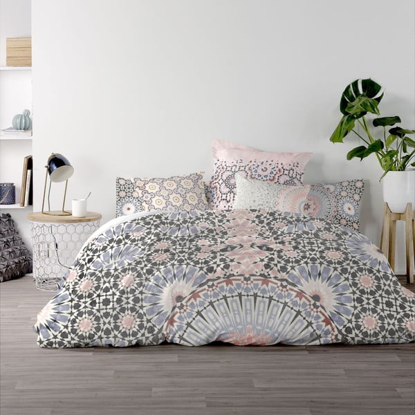 Iš medvilnės dvigulis antklodės užvalkalas 200x200 cm Bohemia – Happy Friday-image-3