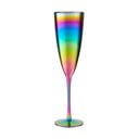 4 šampano taurių rinkinys su vaivorykštės efektu Premier Housewares Rainbow, 290 ml