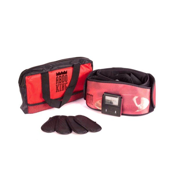 "InnovaGoods" "Abdo King" raudonas elektrostimuliacijos diržas-image-3