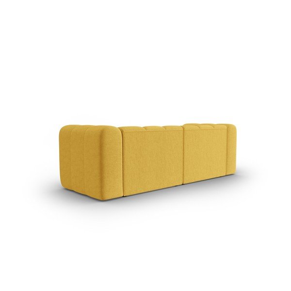 Sofa geltonos spalvos 228 cm Lupine – Micadoni Home-image-4
