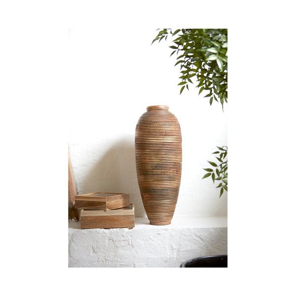 Vaza iš mango medžio Canett, aukštis 59 cm-image-1