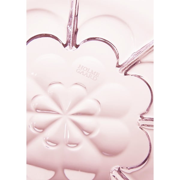 Šviesiai rožinis stiklinis dubuo ø 23 cm Lily - Holmegaard-image-1