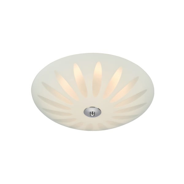 Baltas LED lubinis šviestuvas Markslöjd Petal, ø 35 cm