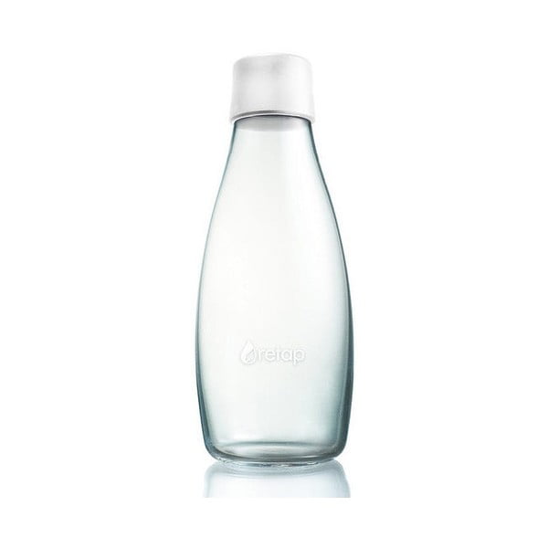 Baltas stiklinis buteliukas ReTap, 800 ml