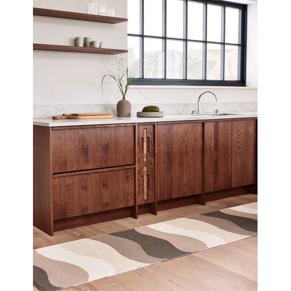 Rudos spalvos/smėlio spalvos lauko kilimas 70x300 cm Urvi Earth – Pappelina-image-3