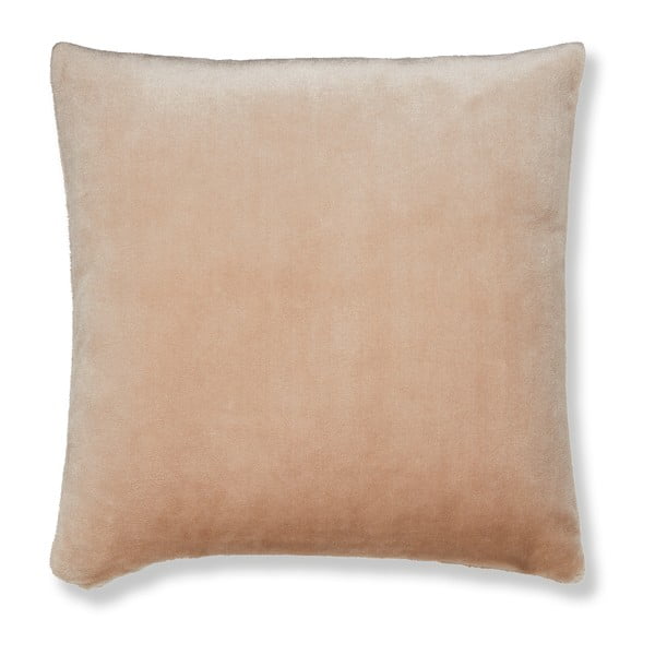 Šviesiai smėlio spalvos "Catherine Lansfield Basic Cuddly" užvalkalas ant pagalvės, 55 x 55 cm