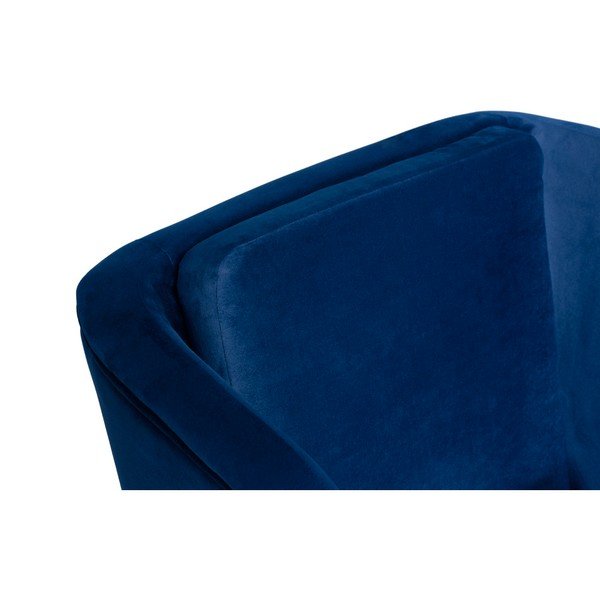 Tamsiai mėlynas krėslas SKANDICA Ingrid Navy Blue-image-4