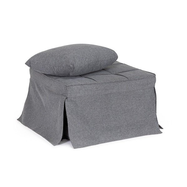 Pilkos spalvos pufas Barney – Yes Everyday