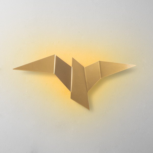 Sieninė lempa auksinės spalvos LED Pacali – Opviq lights-image-1