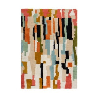 Rankų darbo iš vilnos kilimas 160x230 cm Zagora Geo Shaggy – Flair Rugs