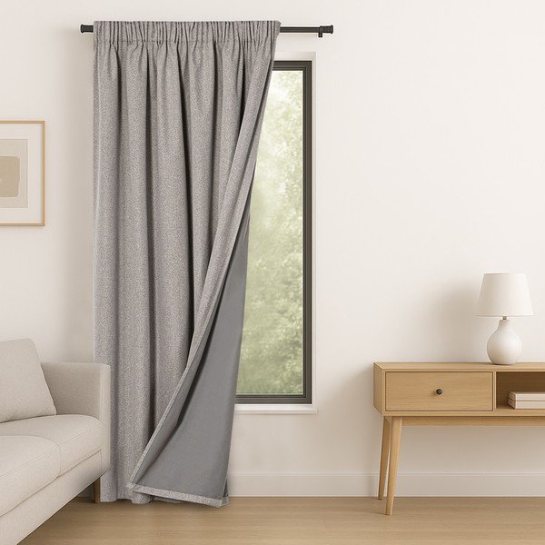 Taupe spalvos visiškai užtemdo užuolaida 140x250 cm Corita – Restilo-image-1