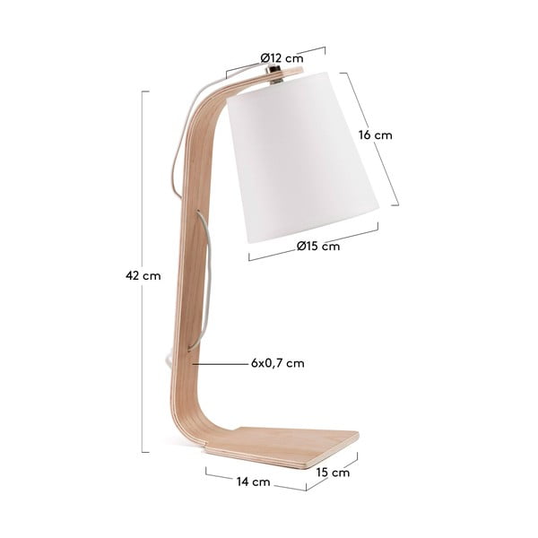 Baltas stalinis šviestuvas Kave Home Percy-image-2