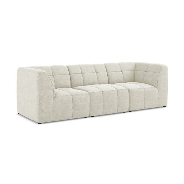 Smėlio spalvos sofa iš boucle 255 cm Aloha – Makamii