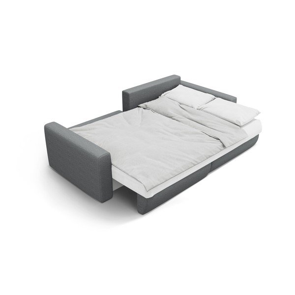 Pilkos spalvos sulankstoma/su sandėliavimo vieta kampinė sofa Belfast – Cosmopolitan Design-image-4