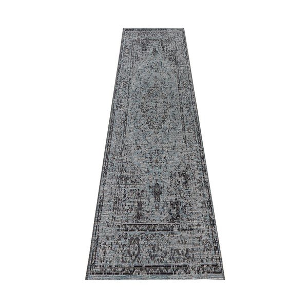 Mėlynas lauko kilimas Elle Decor Curious Cenon, 77 x 200 cm-image-1