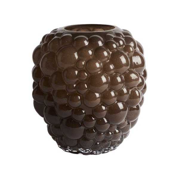 Rudos spalvos iš stiklo  vaza (aukštis 30 cm) Mure – Kave Home