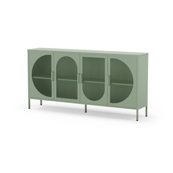 Šoninė spintelė mėtų spalvos 160x90 cm Tayra – Marckeric-image-2