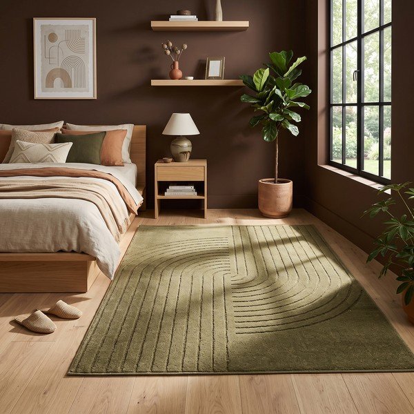 Žalios spalvos kilimas 200x290 cm Solace – ESTE-image-4