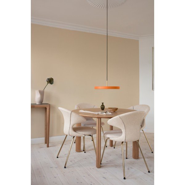 Kabantis šviestuvas oranžinės spalvos LED ø 43 cm su metaliniu gaubtu Asteria Medium – UMAGE-image-1