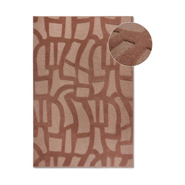 Iš perdirbto pluošto kilimas raudonos plytų spalvos 160x230 cm Therese – Villeroy&Boch