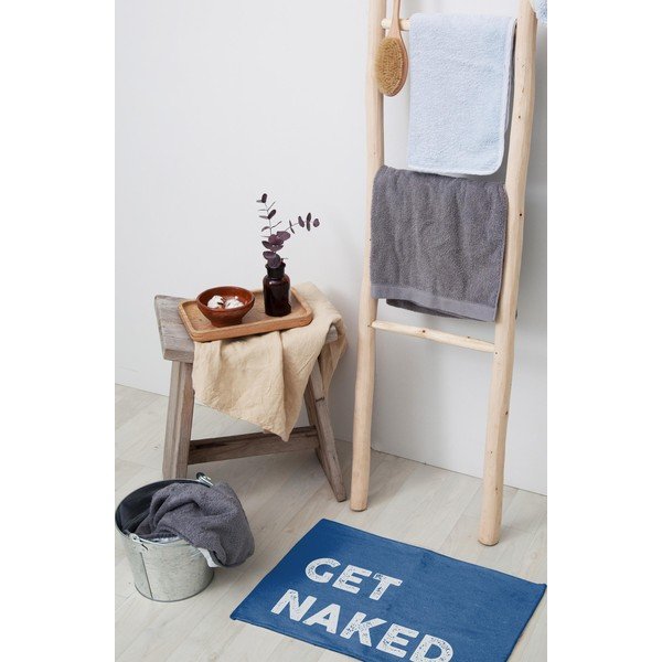 Mėlynas vonios kambario kilimas 60x40 cm Naked - Really Nice Things-image-1