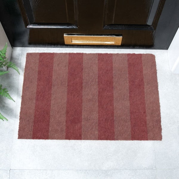 Iš kokoso pluošto grindų kilimėlis 40x60 cm Pink Stripe – Artsy Doormats-image-2