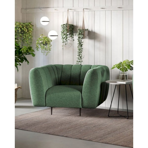 Krėslas tamsiai žalios spalvos Shel – Ghado-image-1