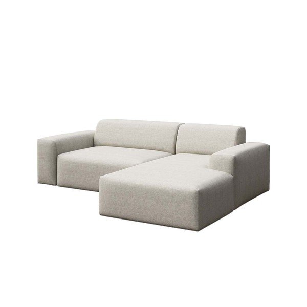 Kampinė sofa smėlio spalvos (su dešiniuoju kampu) Fluvio – MESONICA-image-2