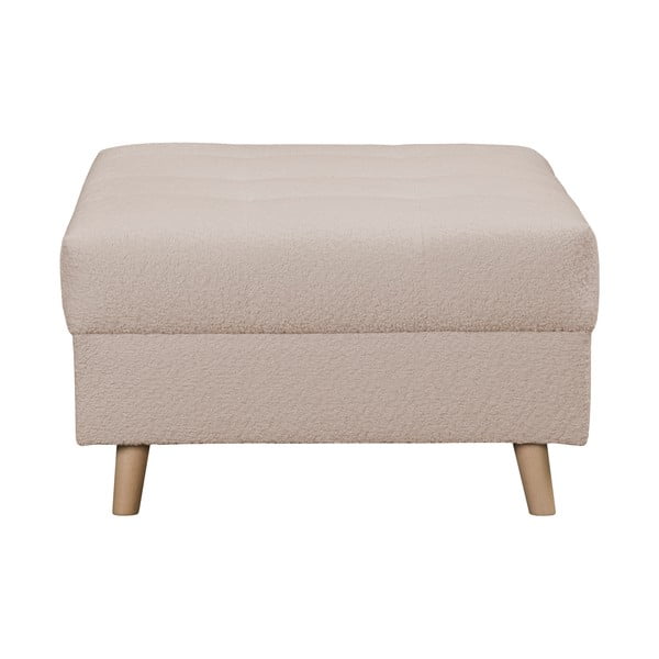 Pufas smėlio spalvos iš boucle Ariella – Ropez-image-3