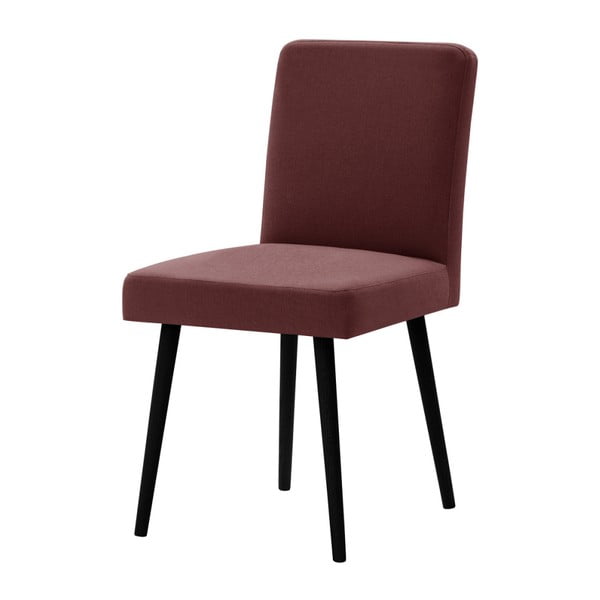 Plytų raudonumo kėdė su juodomis buko medienos kojomis Ted Lapidus Maison Fragrance