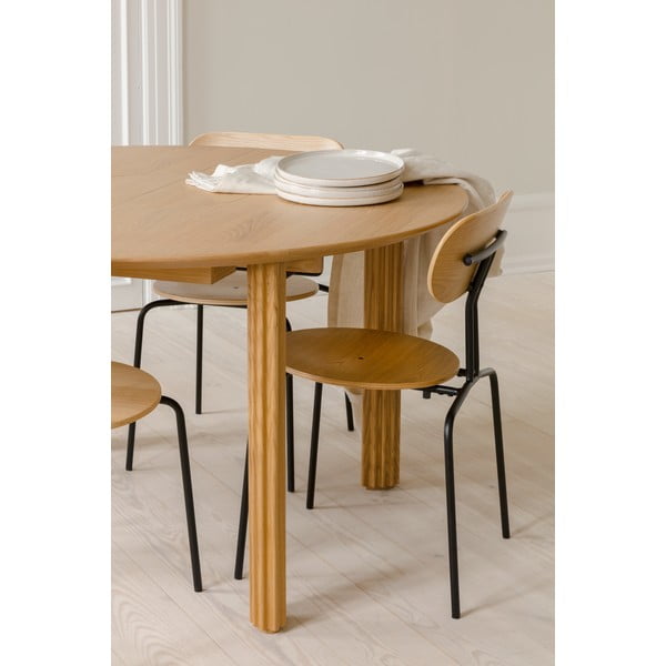 Valgomojo kėdė auksinės spalvos/šviesiai rudos spalvos Curious – UMAGE-image-4