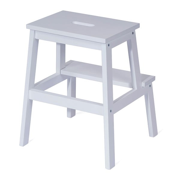 Balta kaučiukmedžio medienos taburetė Corg - Bonami Selection-image-1
