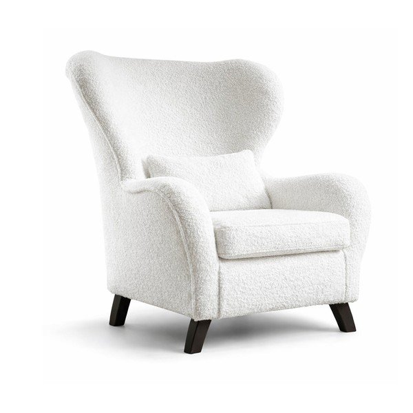 Baltos spalvos krėslas Miuf – Miuform