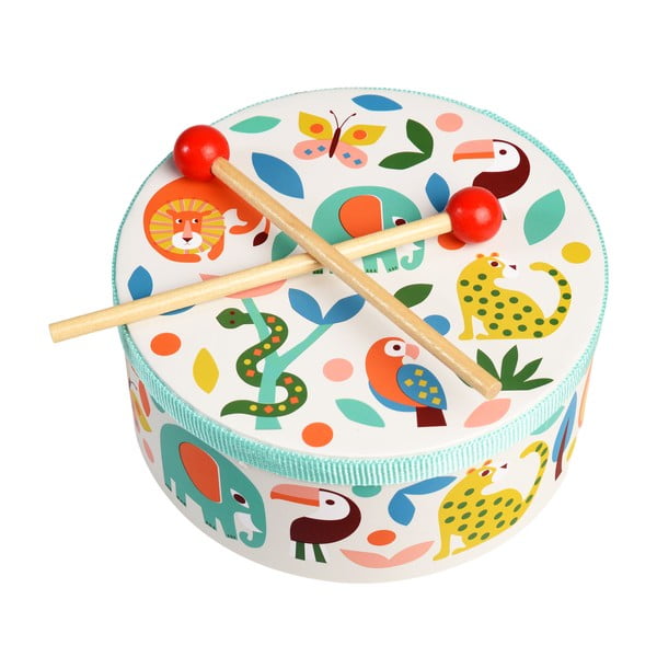 Vaikiškas muzikinis žaislas Drum Wild Wonders – Rex London
