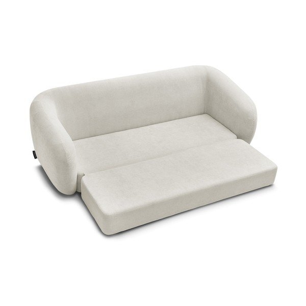 Smėlio spalvos sulankstoma sofa iš šenilinio audinio 228 cm Neyo – Bobochic Paris-image-3