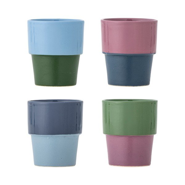 Iš molio puodeliai 4 vnt. kapučino 150 ml Ewan – Bloomingville