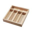 Dėžutė stalo įrankiams iš paulovnijos medienos iDesign Eco