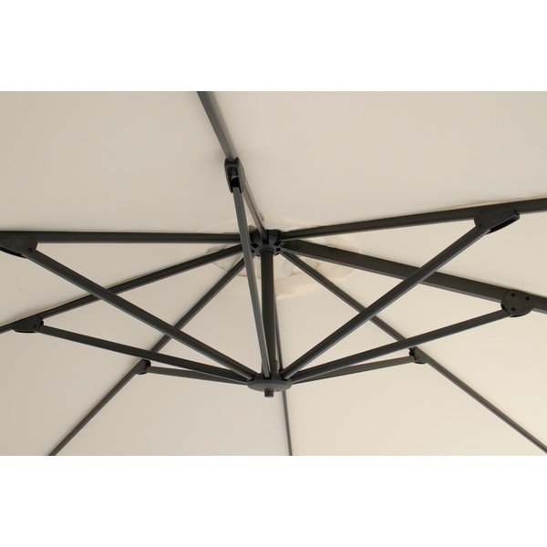Smėlio spalvos skėtis nuo saulės Hartman Deluxe, ø 350 cm-image-3