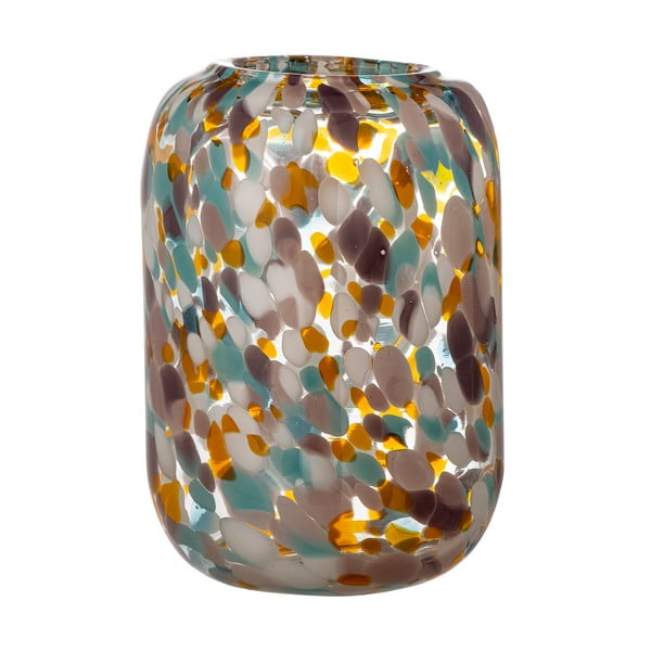 Iš stiklo  rankų darbo vaza (aukštis 18 cm) Vidia – Bloomingville