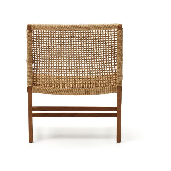 Natūralios spalvos medinė sodo kėdė Sabolla - Kave Home-image-4