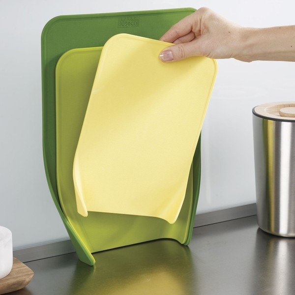 3 žalių pjaustymo lentelių rinkinys "Joseph Joseph Nest Chop-image-1