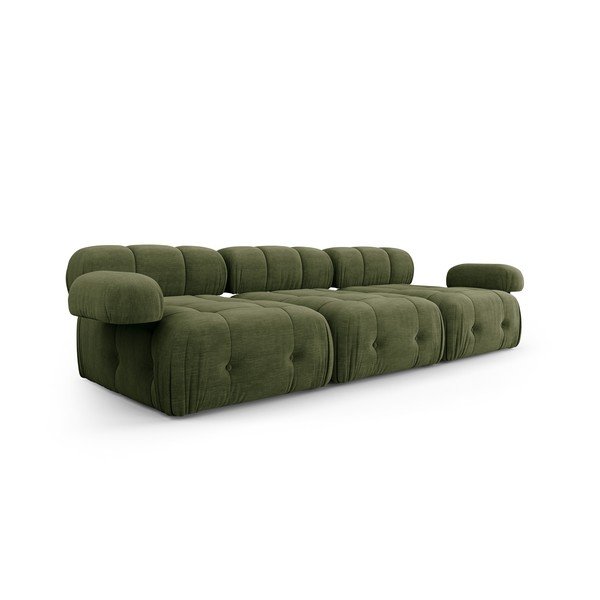 Sofa tamsiai žalios spalvos 288 cm Ferento – Cosmopolitan Design-image-1