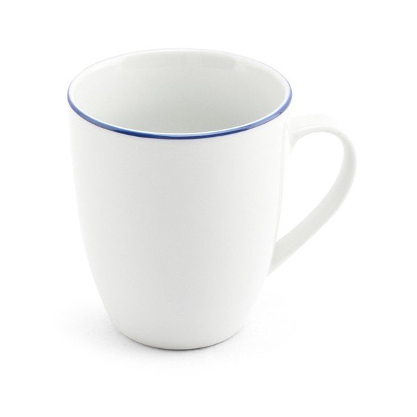 Baltos spalvos iš porceliano puodelis 380 ml Basic White – BonBistro-image-1