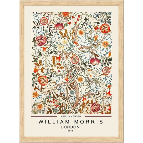 Plakatas rėmelyje 55x75 cm William Morris - Wallity