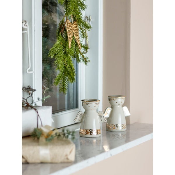 Žvakidė iš molios arbatinėms žvakutėms 2 vnt. Faella – Bloomingville-image-3