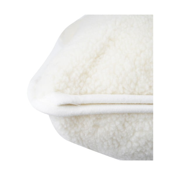 Baltos merino vilnos pagalvė Native Natural, 80 x 80 cm-image-2